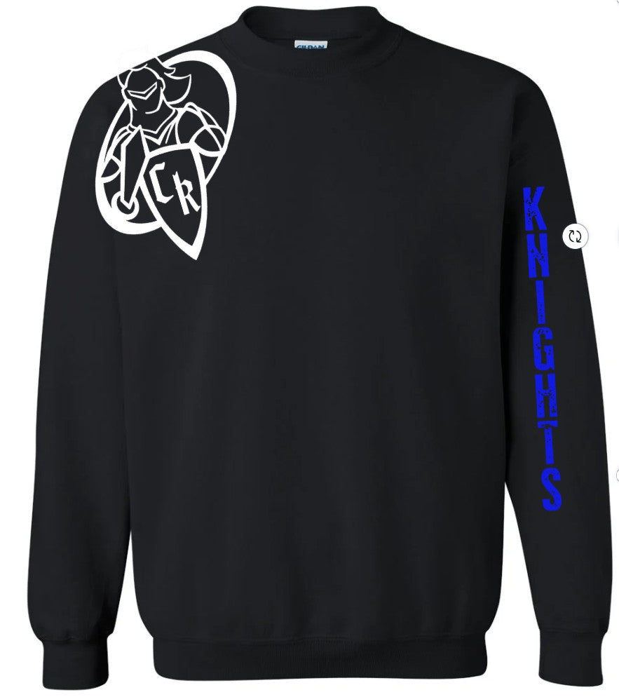 "Knights Shoulder Logo" Crewneck Sweatshirt