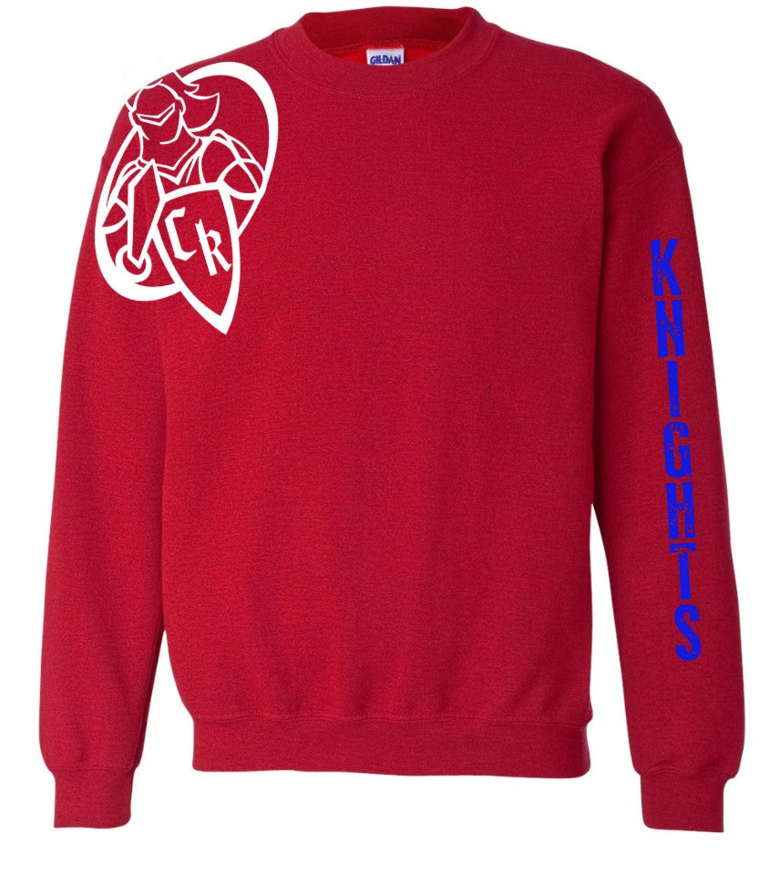 "Knights Shoulder Logo" Crewneck Sweatshirt