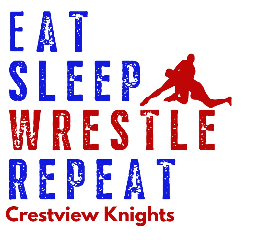 Crestview "Youth Eat Sleep Wrestle Repeat" Wrestling Tee