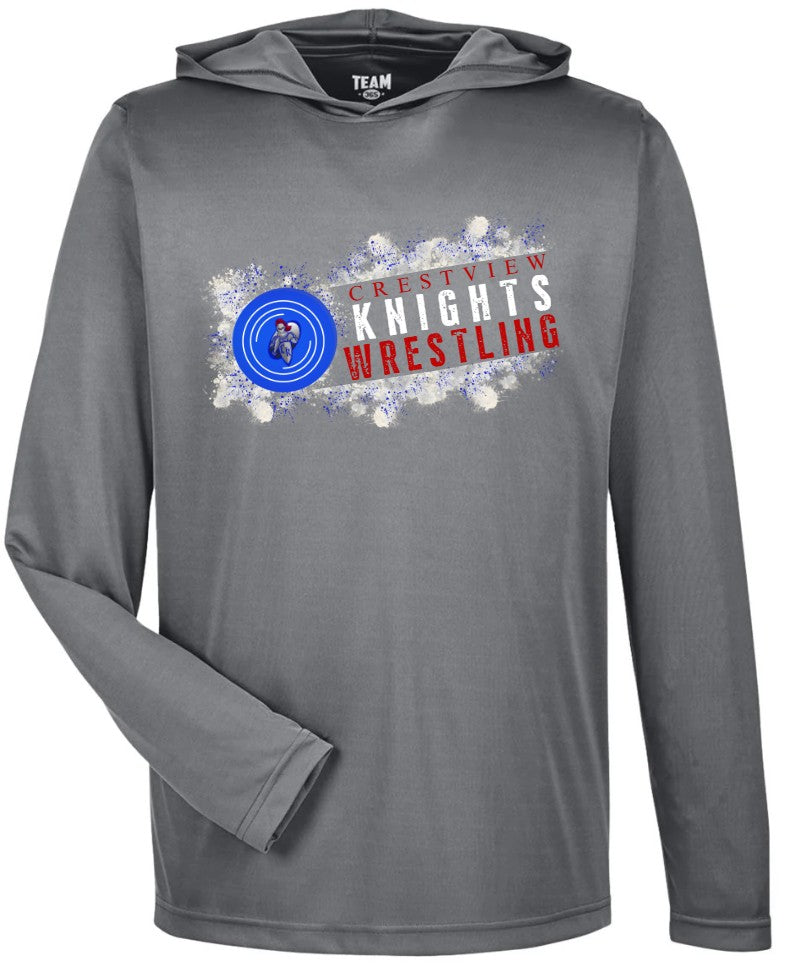 Wrestling Smoke Hooded Tee