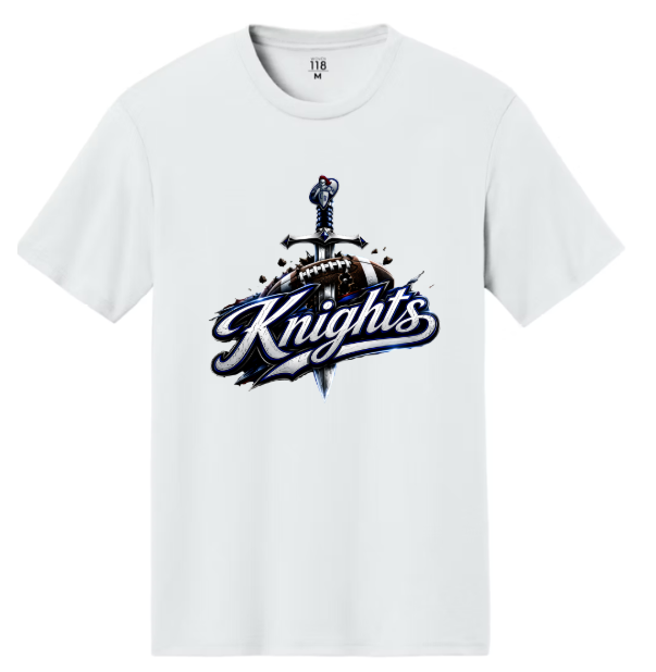 "Knights Sword Through Football" Tee