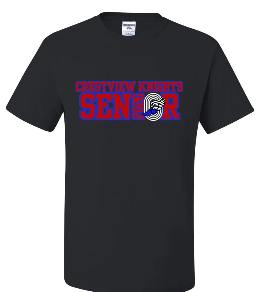 "Crestview Knights Track Senior 2026" Tee