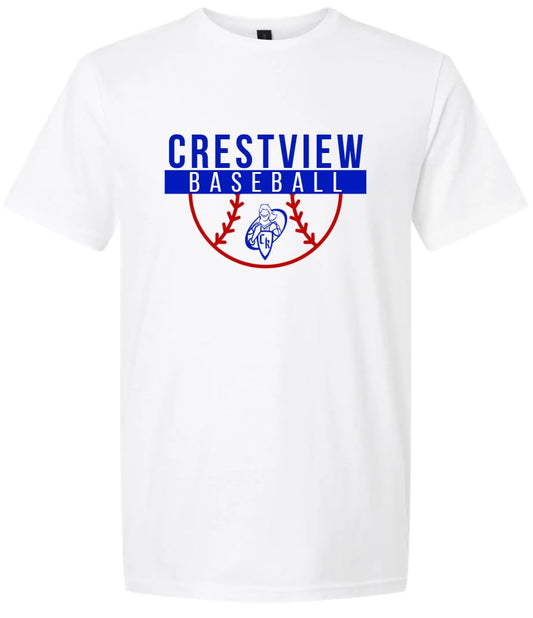 Crestview "Half Baseball" Tee